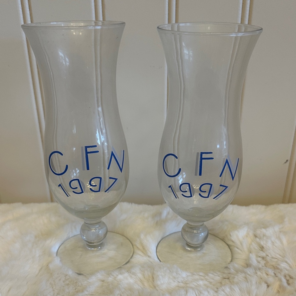 Vintage Cajun Queen Riverboat Glasses